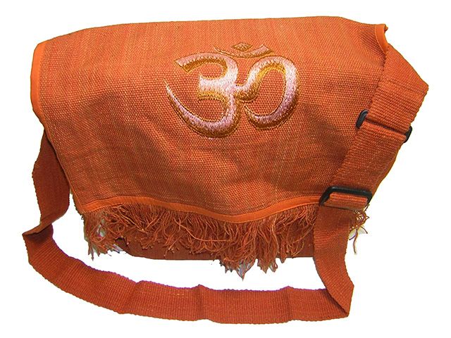 Orange zipper bag