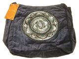 Dark Blue bag with OM on lotus