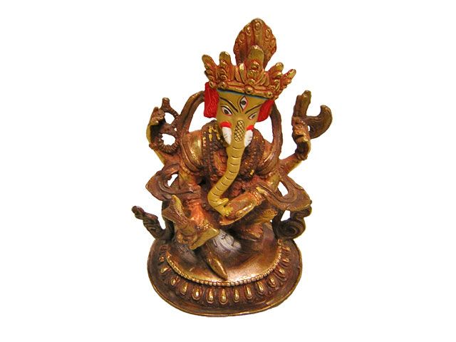 Ganesh made of Bronze from Nepal(95/120/250) 6 inches